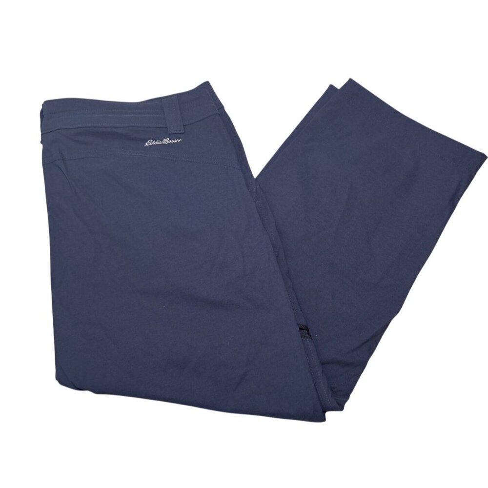 Eddie Bauer Rainier Capri Pants Womens Size 10 Blue NEW